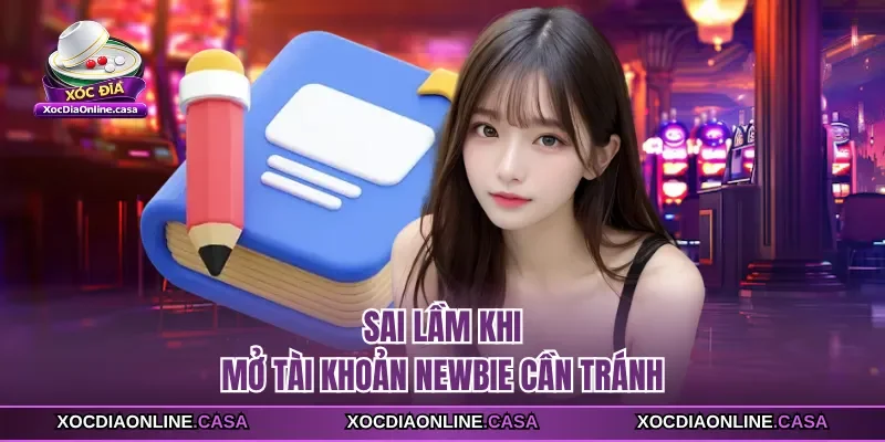 Sai lầm khi mở tài khoản newbie cần tránh