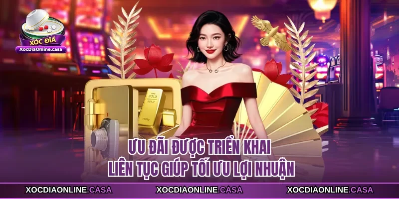 Ưu đãi được triển khai liên tục giúp tối ưu lợi nhuận
